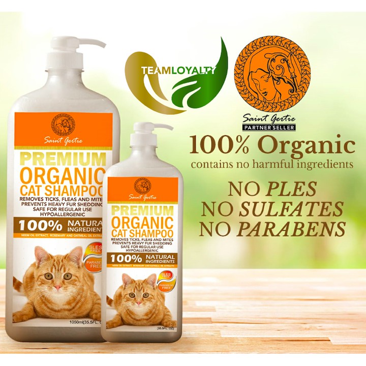 Saint Gertie Premium Organic Cat Shampoo Heaven scent Shopee