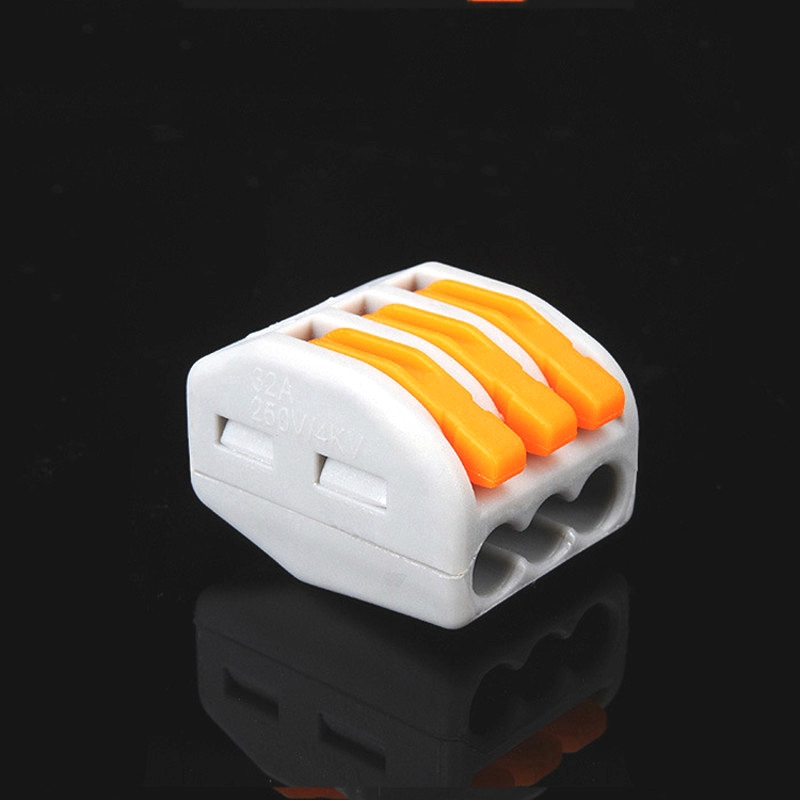 10PCS PCT213 3P Universal Compact Wire Connector Conductor Terminal