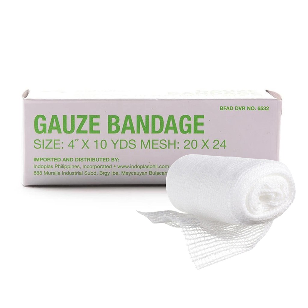 Indoplas Gauze Bandage 4x10 (Pack of 12) Shopee Philippines