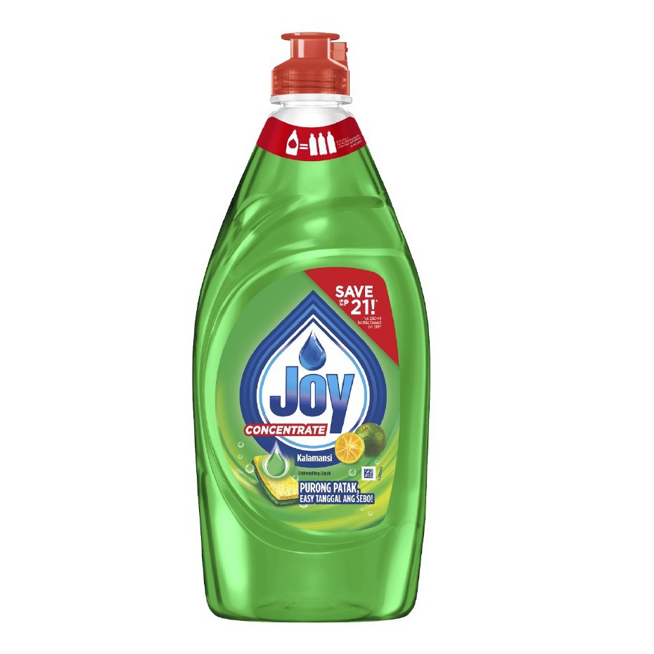 Joy Kalamansi Dishwashing Liquid Bottle (495mL) Shopee Philippines