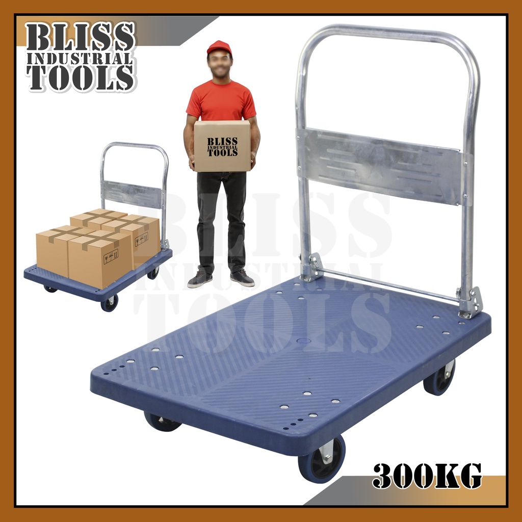 B.I.T. 60x90cm 300 Kg Capacity Hand Truck Dollies Push Cart Shopee Philippines