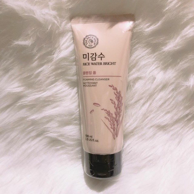 THE FACE SHOP Rice Water Bright Foaming Cleanser 100ml Shopee Philippines