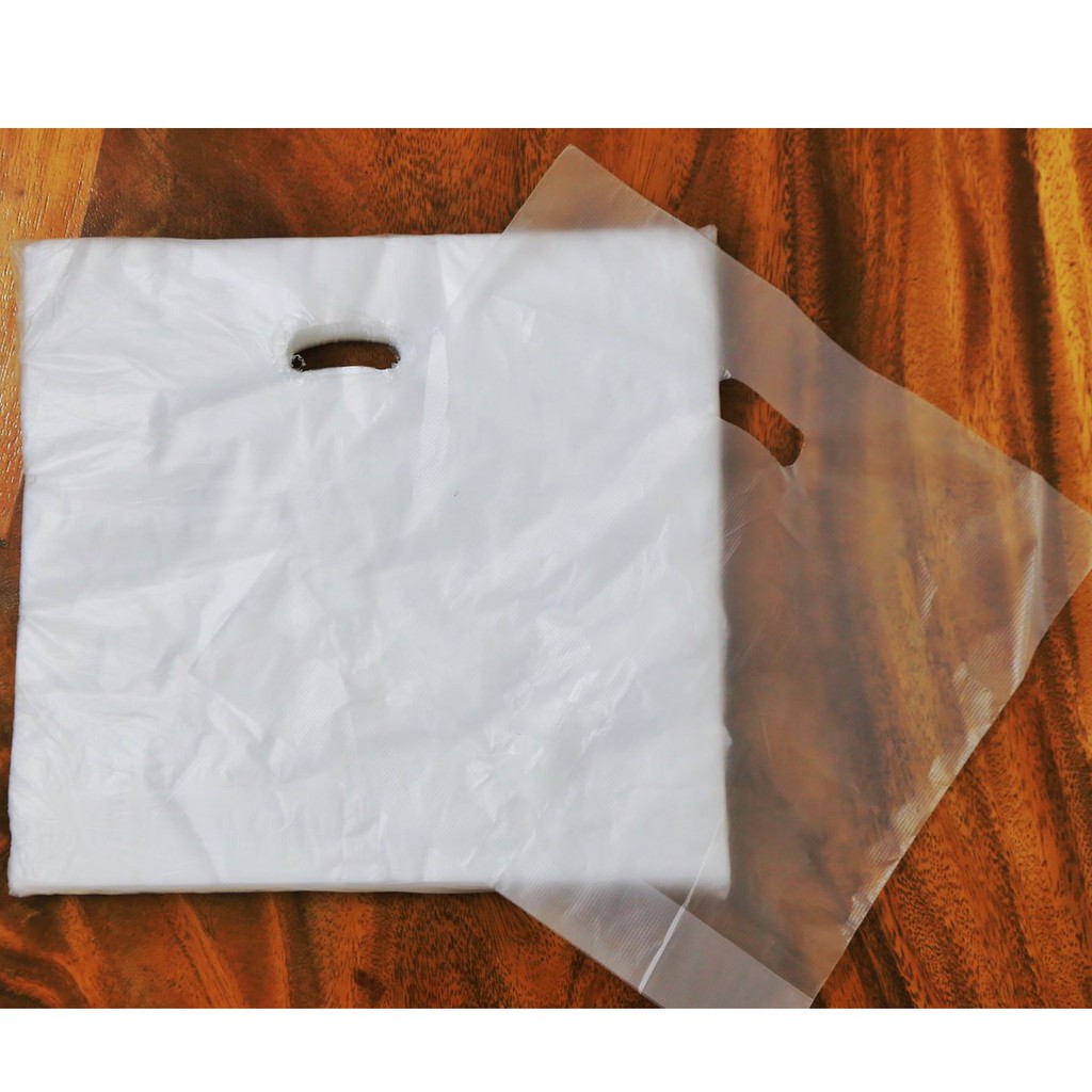 Double Takeout Plastic Carrier Bag for Milk Tea, Coffee etc Shopee