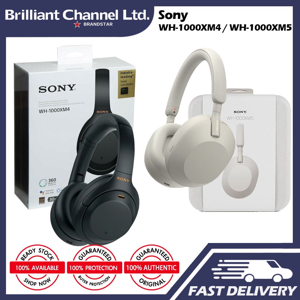 Sony WH1000XM4 / WH1000XM5 Wireless Noise Cancelling Headphones WH1000XM4 WH1000XM5 Shopee