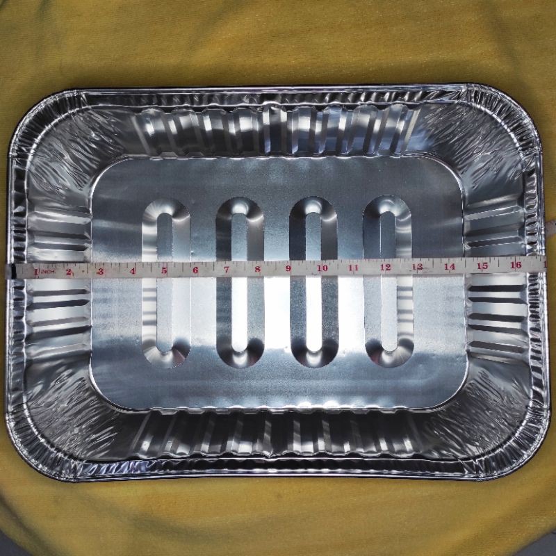 EXTRA LARGE ALUMINUM FOIL TRAY WITHOUT COVER ( SOLD PER 3 PIECES