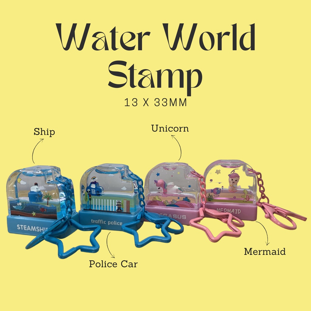 Water World Stamp (Customized Flash Stamp) Shopee Philippines
