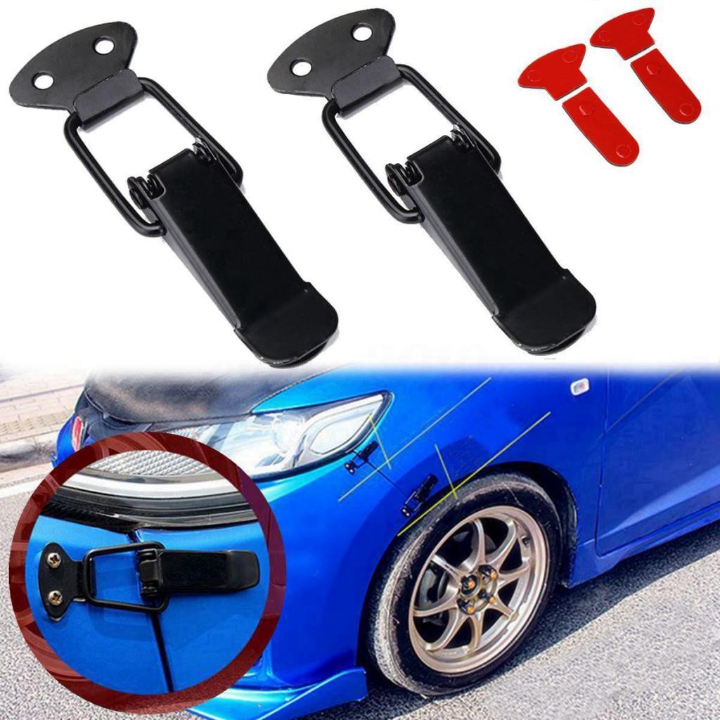 LT Universal Bumper Durable Security Hook Lock Clip Kit Clip Hasp for