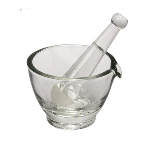 MORTAR GLASS,WITH GLASS PESTLE Shopee Philippines