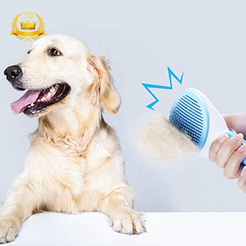 SelfCleaning Slicker Brush Dogs Cat Groomings Brush