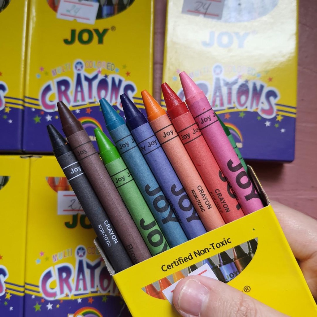 Crayons 8, 16 Joy Crayons and Original Crayola Shopee Philippines