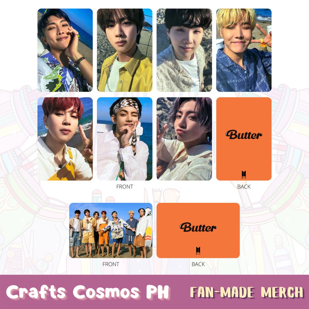 BTS Butter Album Photocards (Unofficial, Fanmade) Shopee Philippines