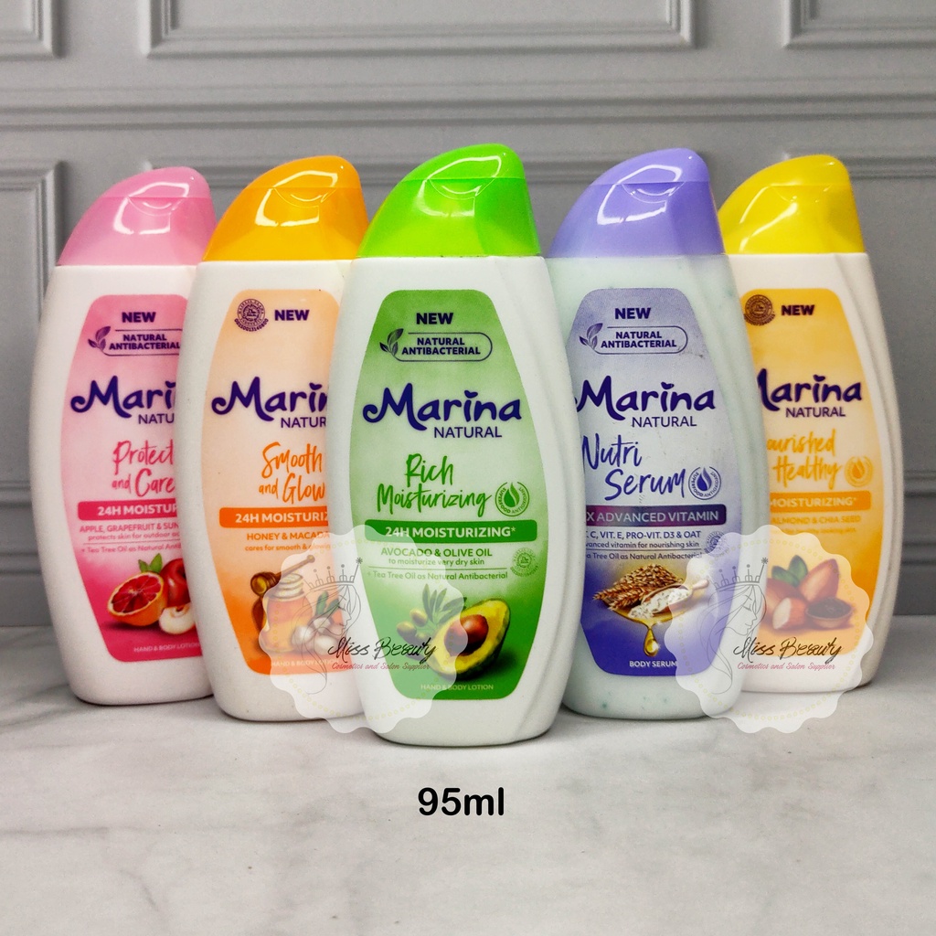Marina Natural Hand & Body Lotion 95ml Shopee Philippines