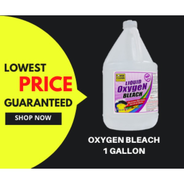 (COD) BEST PRICE Liquid Oxygen Bleach Color Safe 1 GALLON for colored