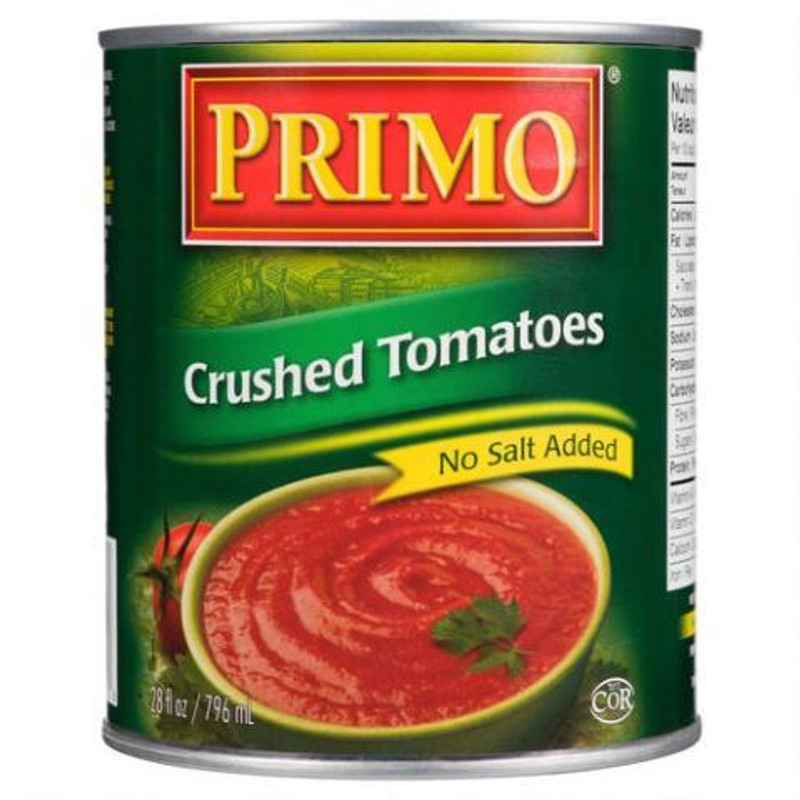 Primo Crushed Tomatoes No salt Added 796ml {Made in Canada} Shopee