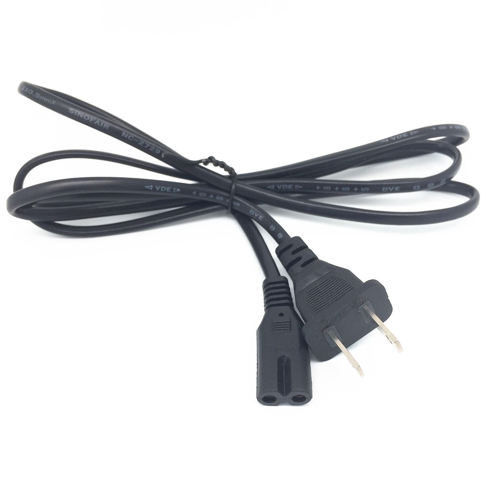 US /EU/AU Plug 2Prong AC Power Cord Cable Lead FOR Canon Camera