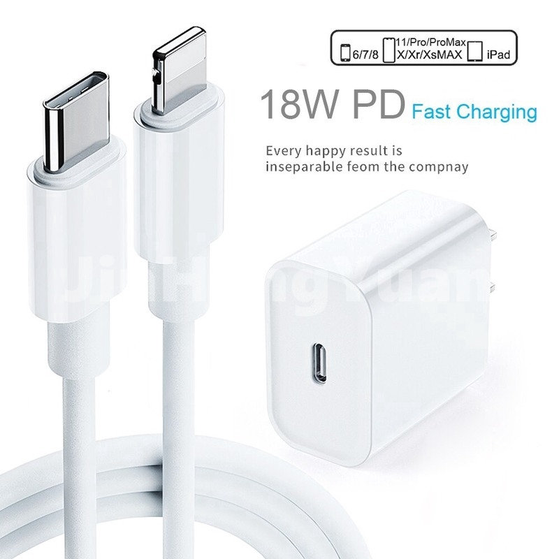 Quick Charger for Apple IPhone 18W USBC PD Fast Charging for IPhone X