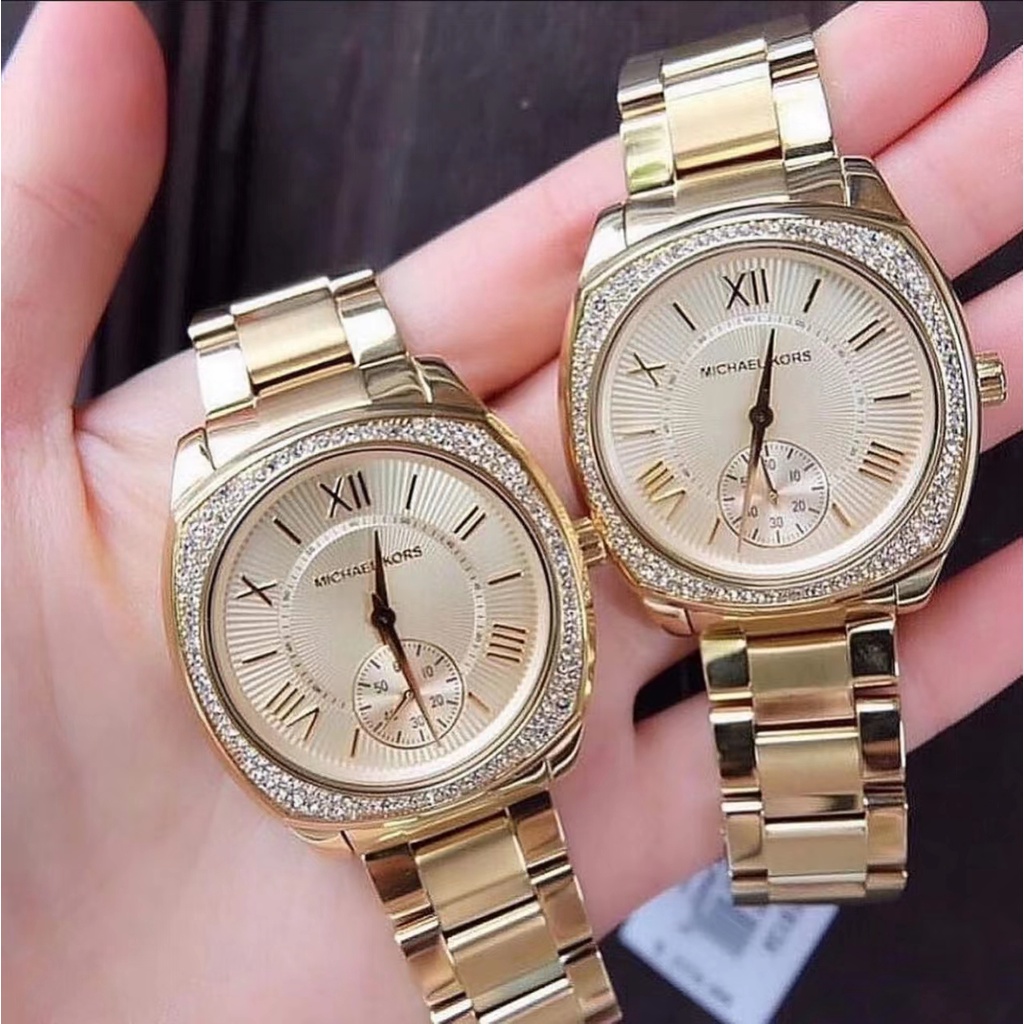 MK Watch Pawnable MK BRYN Goldtone MK6134 Analog watch Shopee