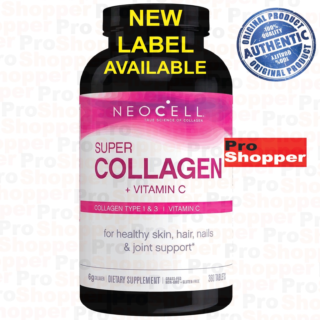 NeoCell Super Collagen with Vitamin C for Hair, Skin, Nails and Joints