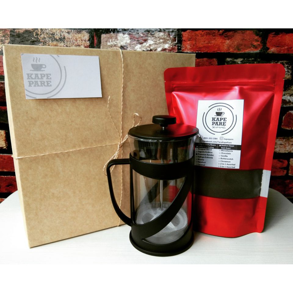 Coffee Press Gift Box *Includes 2 Coffee pouches Shopee Philippines