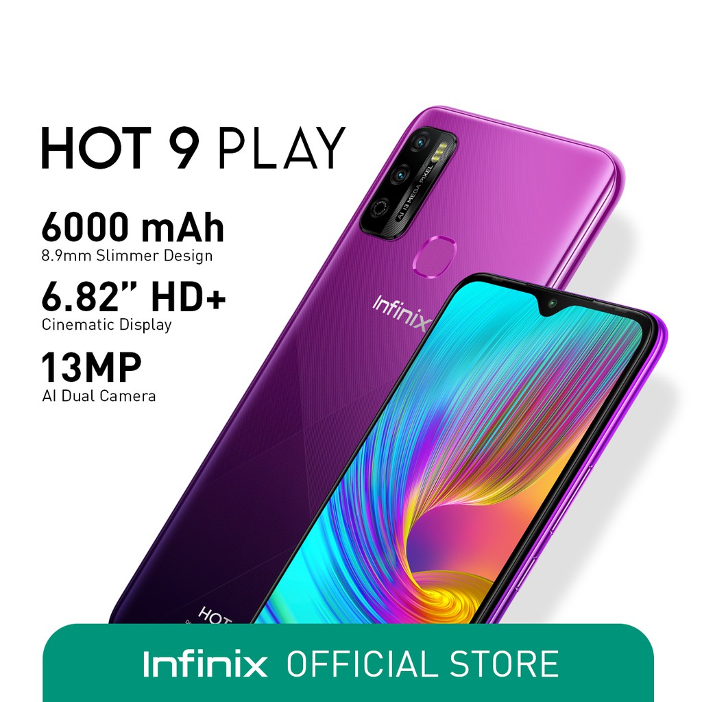 Infinix Hot 9 Play 4GB 64GB (1 year local warranty) Shopee Philippines