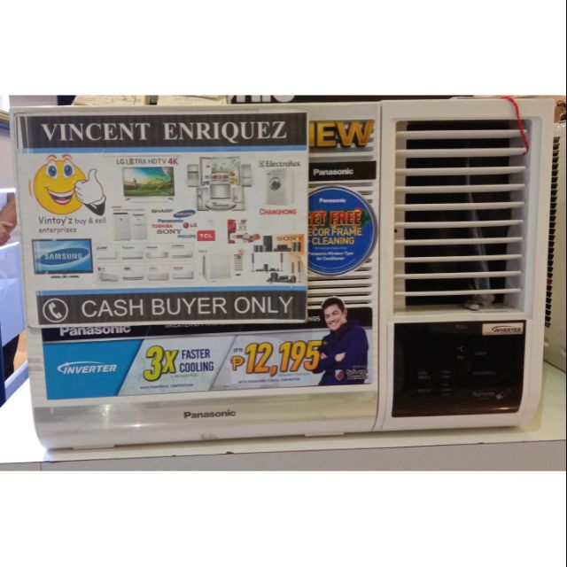 Panasonic full inverter window type aircon 1hp 1.5hp Shopee Philippines