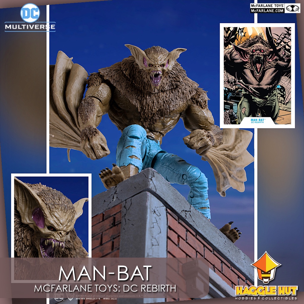 Manbat Megafig DC Rebirth McFarlane Toys Batman DC Multiverse Action