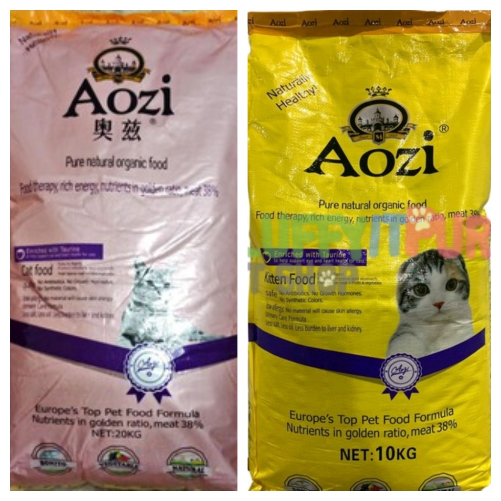 Aozi Pure Natural Organic Adult Kitten Cat Food 1kg Shopee Philippines