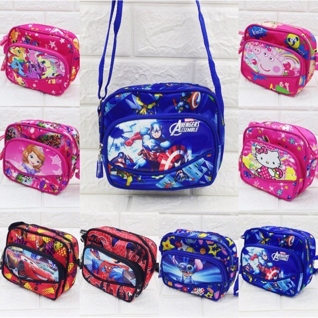cute Cartoon Character Sling Bag For Kids Good Gift Shopee Philippines