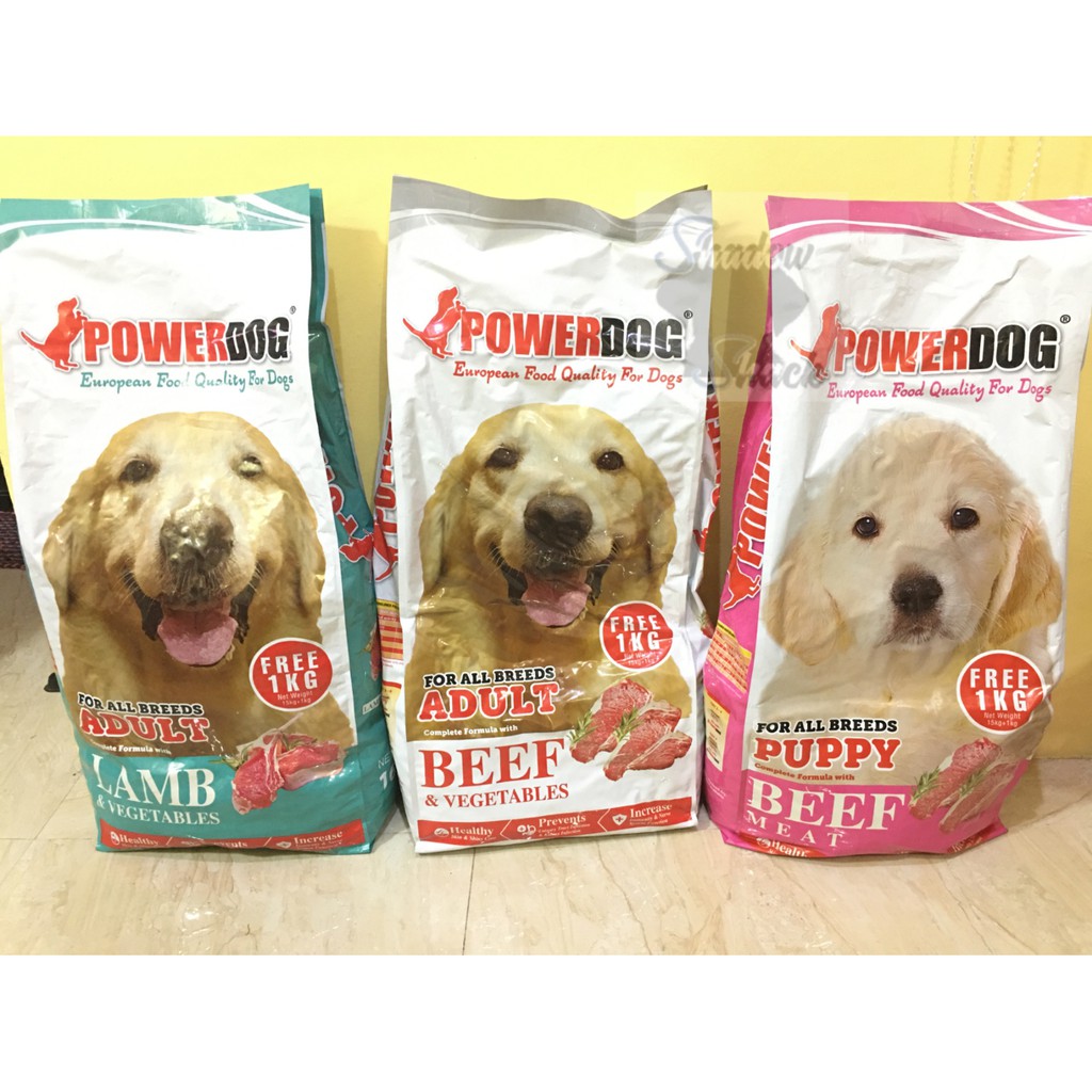 POWERDOG Organic Dog Food Adult, Small Breed and Puppy (Repacked 1kg