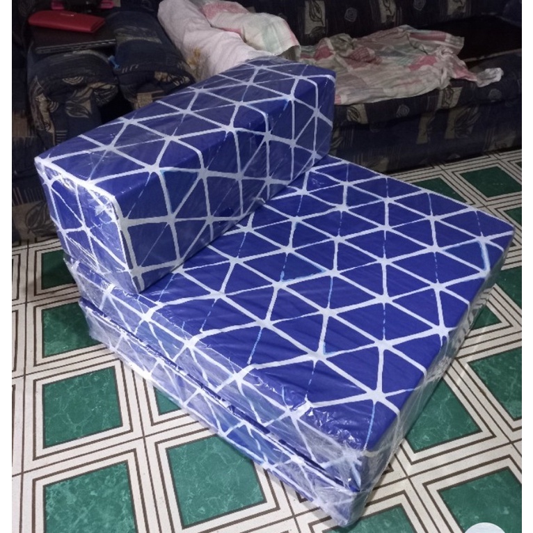 uratex amelie sofa bed single blue Shopee Philippines