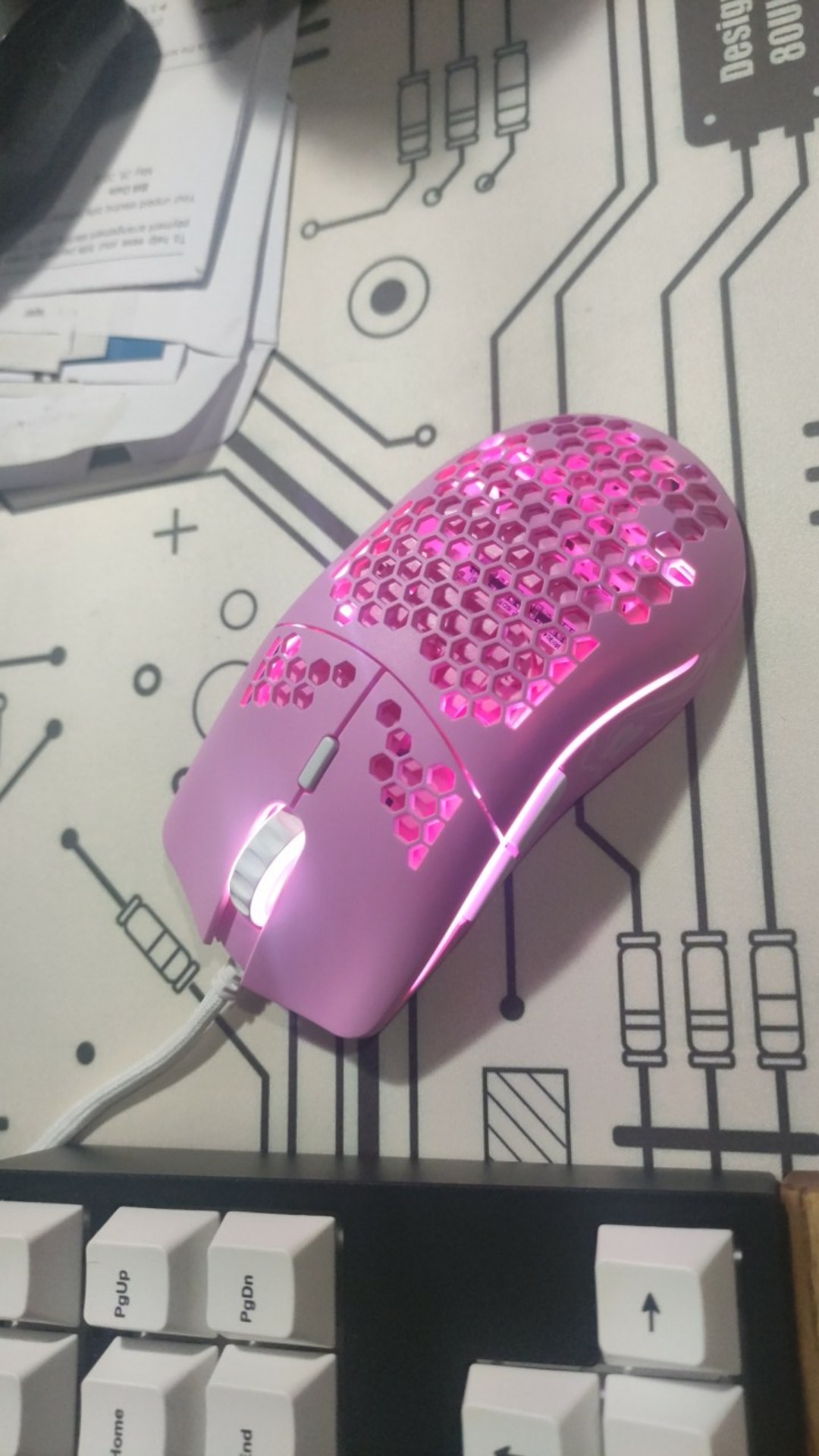 Glorious Model O Minus Gaming Mouse Special Edition (MATTE PINK