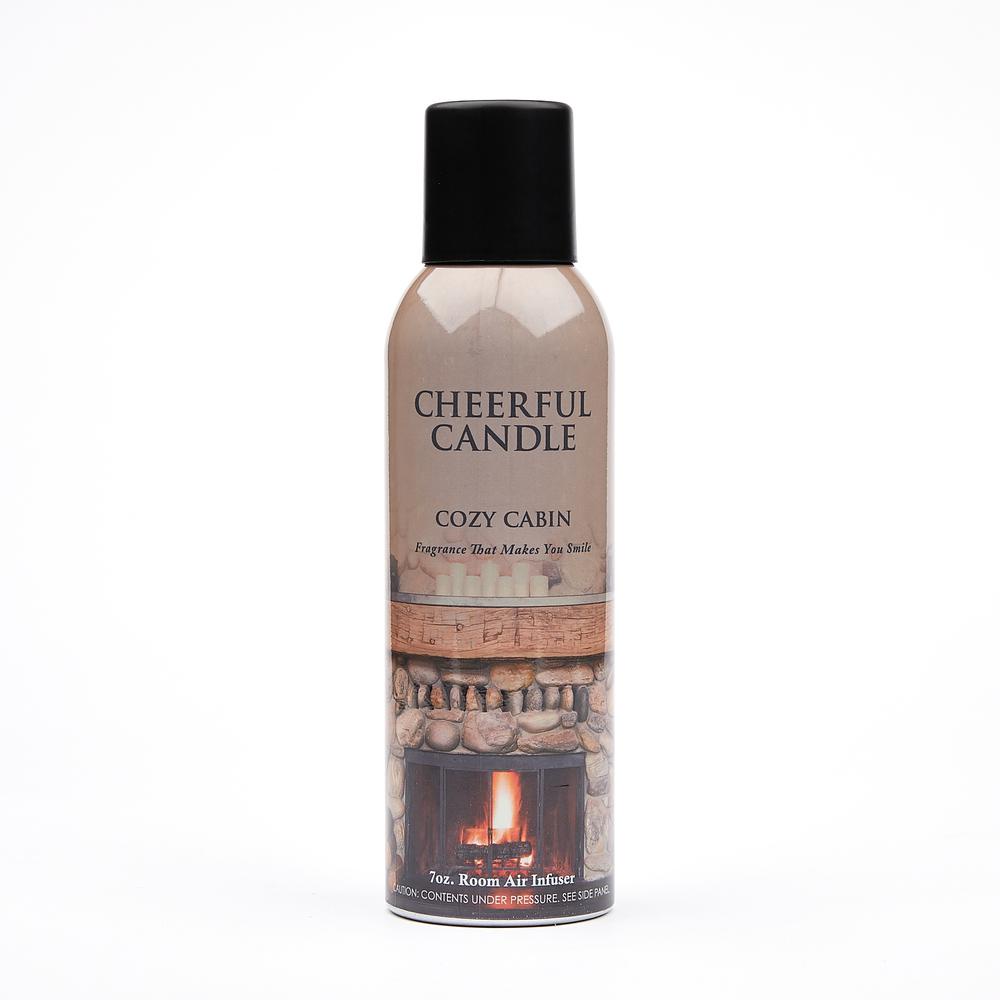 Cheerful Candle COZY CABIN Room Air Infuser Room Spray 7 OZ. Made in