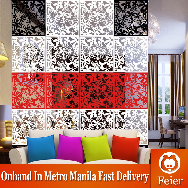 【Ready Stock 】1Pcs Plastic Hanging Screen Wall Partition Hanging Room