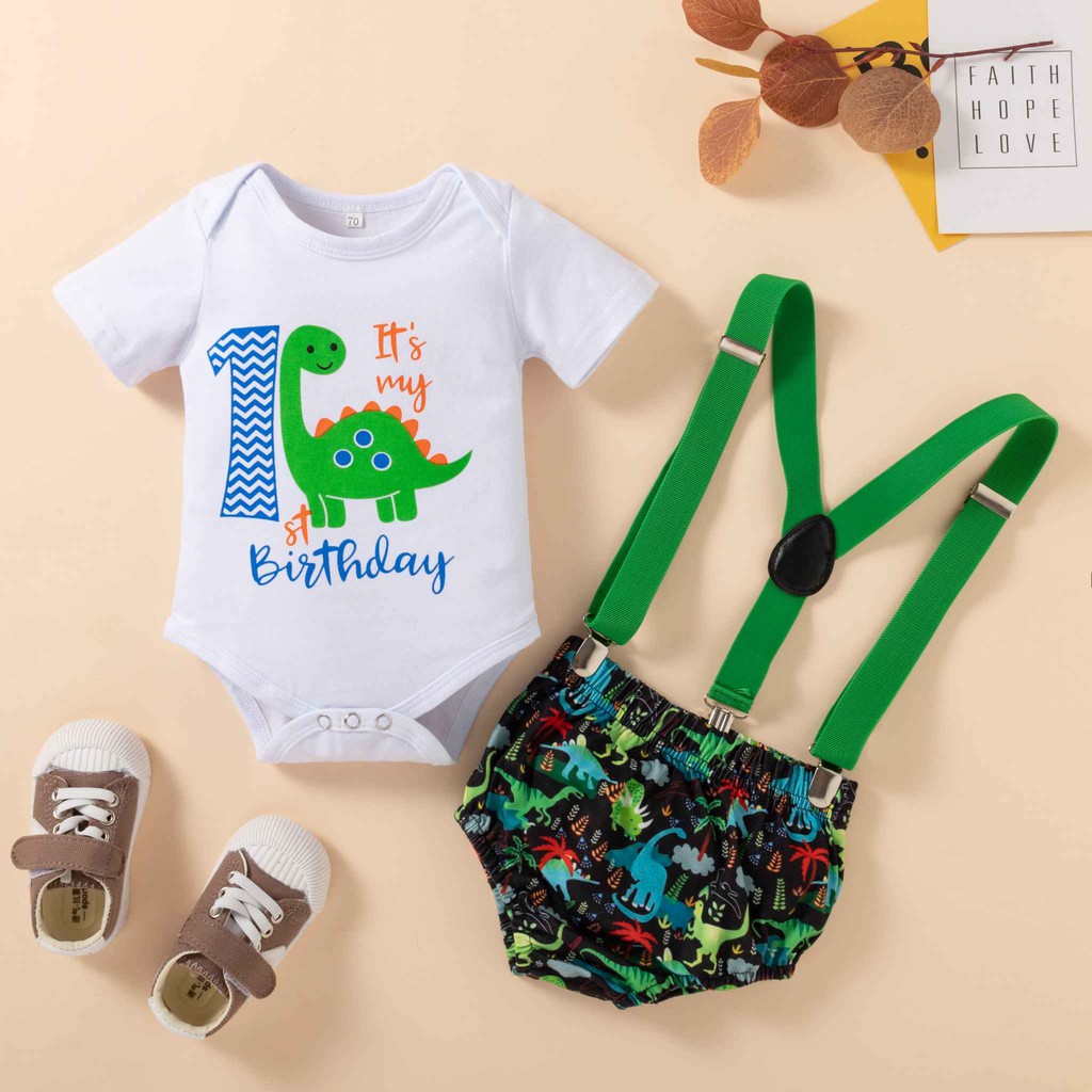 Toddler Baby Boy Birthday Outfit Summer Outfits 618 Months Smash Cake