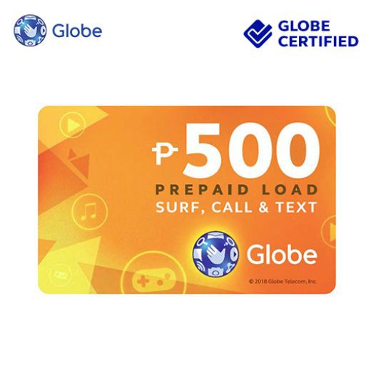 Globe Prepaid P500 Load Card Shopee Philippines