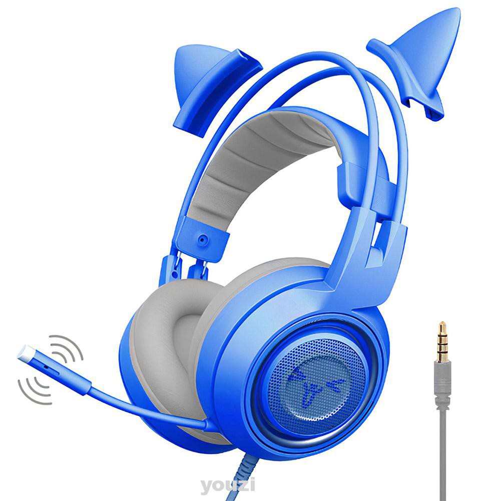 Blue Cat USB Plug Kids Gaming Headset Wired For SOMIC