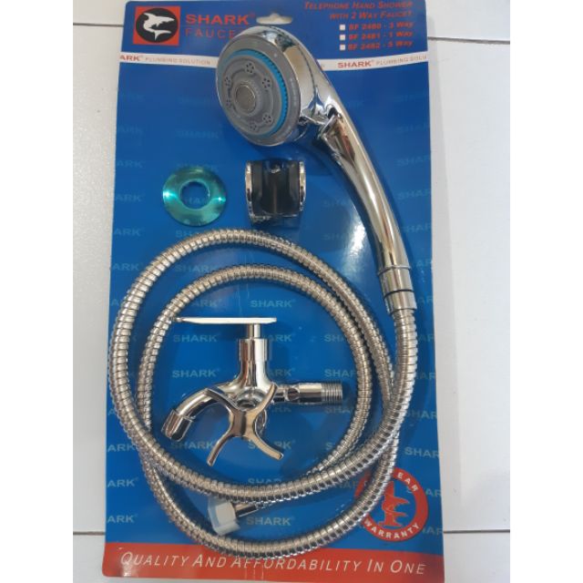 Shark 5 way Telephone Shower with 2 way Faucet Shopee Philippines