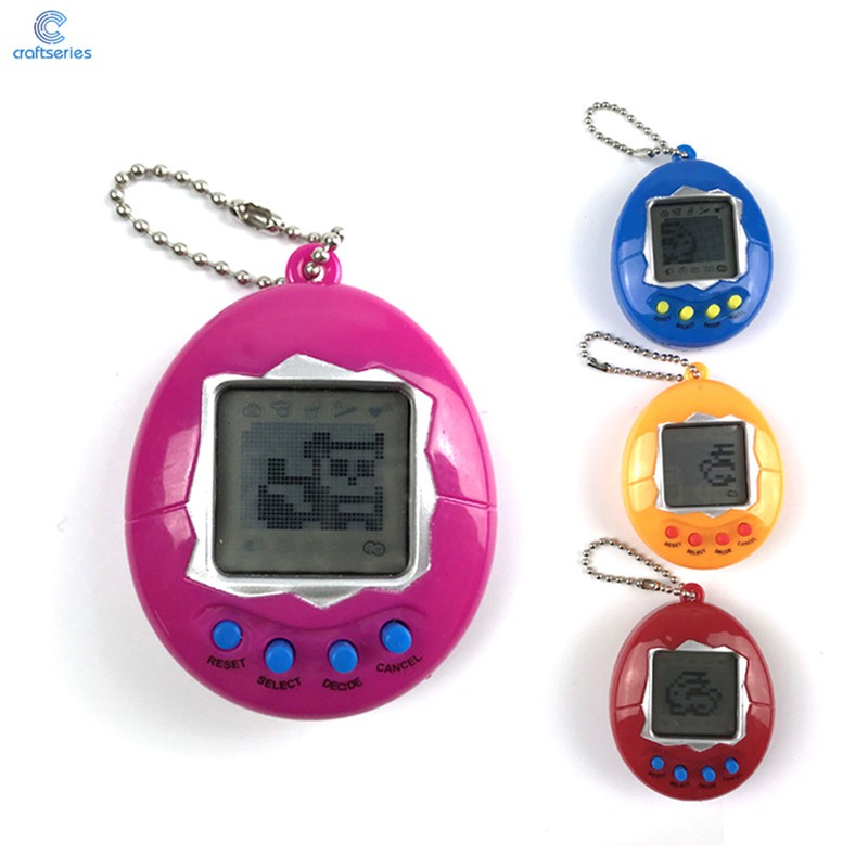 Creative Electronic Pet Game Tamagotchi Toy 168 Pets In One Virtual Pet Electronic Toys Mini Key