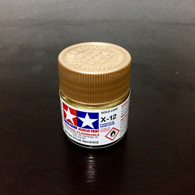 Tamiya X12 Gold Leaf Hobby Gloss Paint 10ml Shopee Philippines