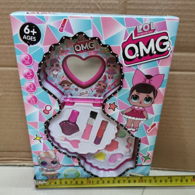 NEW Girls Fashion LOL Makeup Set 2 Layer with Mirror Kids Toys Gift