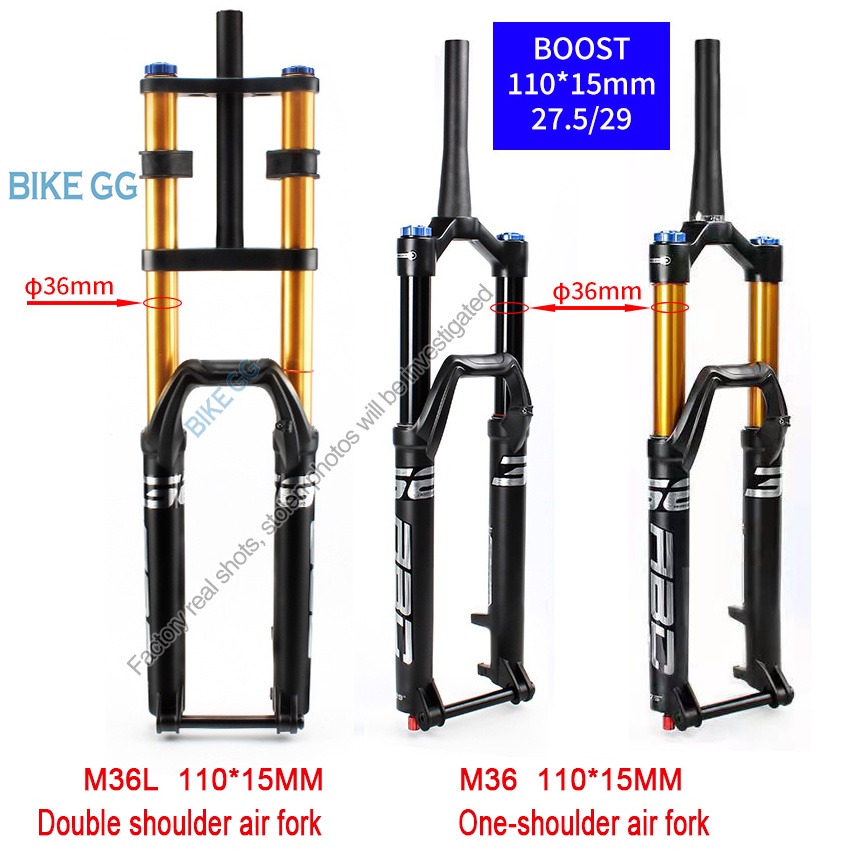MAXXLITE mountain bike front fork Air pressure Thru Axle version