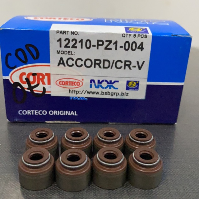 Corteco Valve Seal Honda Accord/Honda Crv set Shopee Philippines