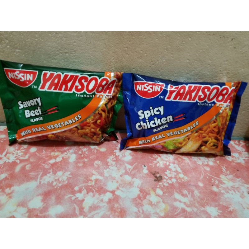 Nissin Yakisoba Noodles 59g Shopee Philippines