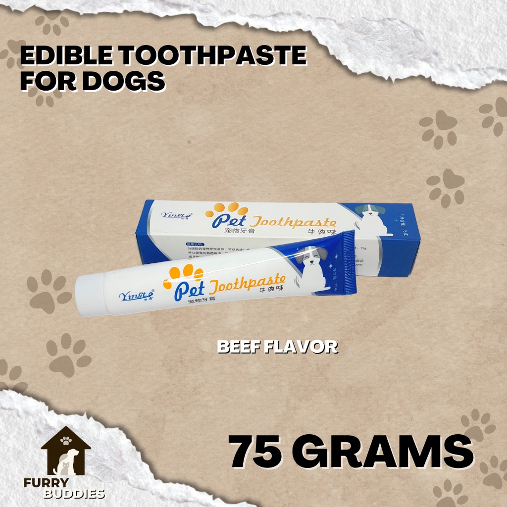 EDIBLE TOOTHPASTE FOR DOGS (75 GRAMS) Shopee Philippines