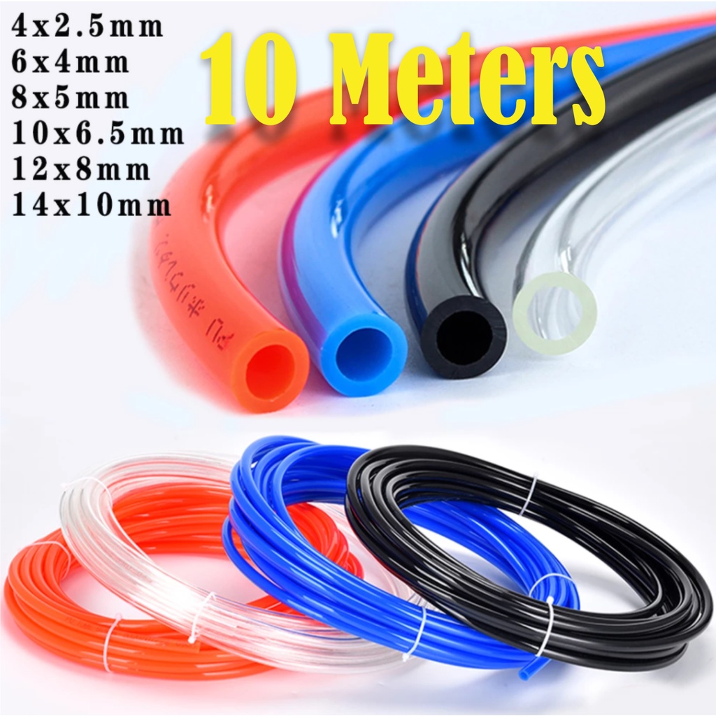 High Grade Pneumatic Polyurethane (PU) Hose Tube Pipe (OD x ID) 4x2.5