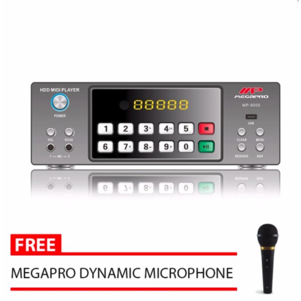 Megapro MP9000 Karaoke Player with Free Megapro Microphone Shopee
