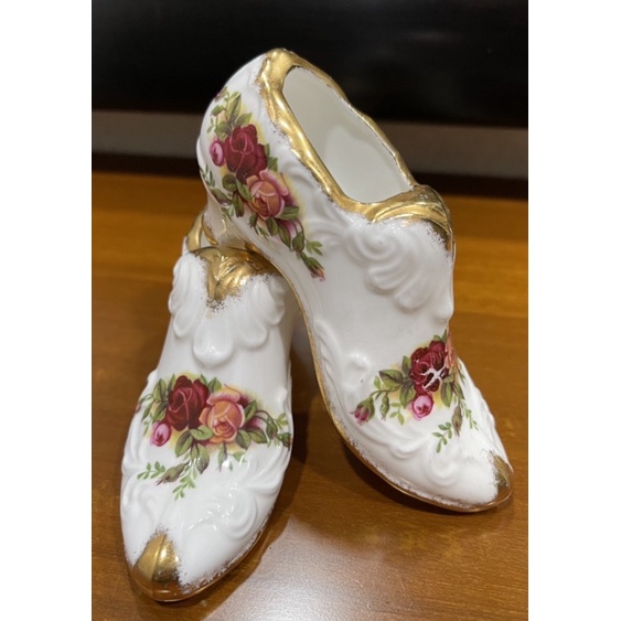 Royal Albert Old Country Roses Shoe Figurine Pair Shopee Philippines