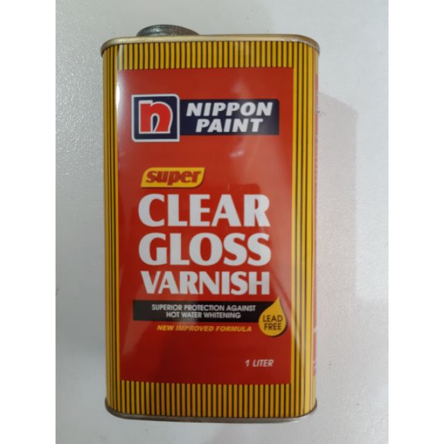 Valspar Clear Gloss Varnish Nippon Paint V'spar (per 1 liter) Shopee Philippines