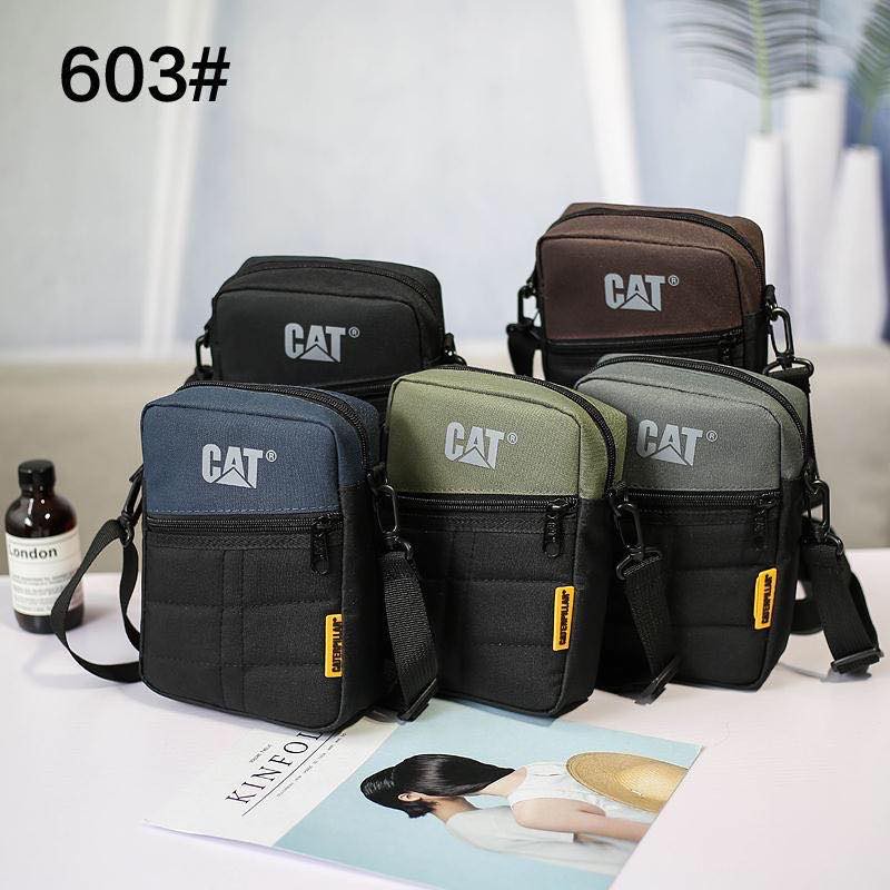 KandP 603 Caterpillar CAT Canvas Mens Slingbag Shopee Philippines