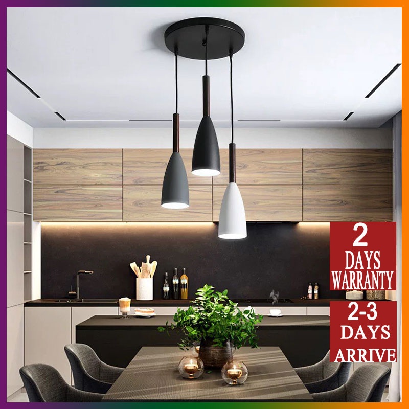 Modern Fixture Kitchen Pendant Light Dining Droplight Wood Chandelier Ceiling Light For Livimg